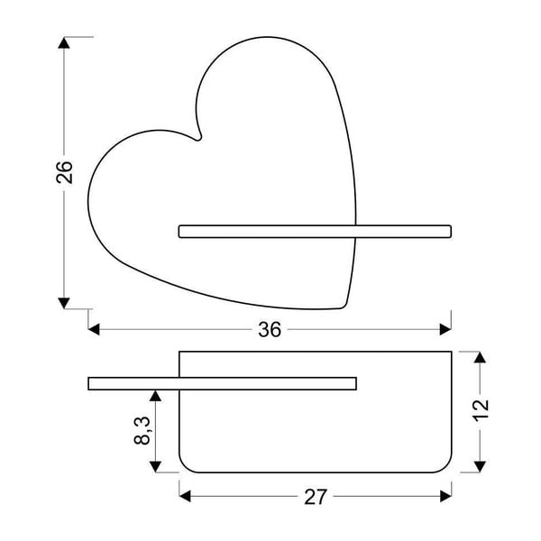 Modré detské svietidlo Heart - Candellux Lighting-image-2