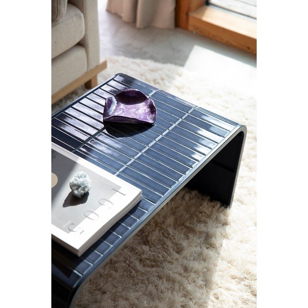 Modrý keramický konferenčný stolík 47x80 cm Tiles – Zuiver-image-3