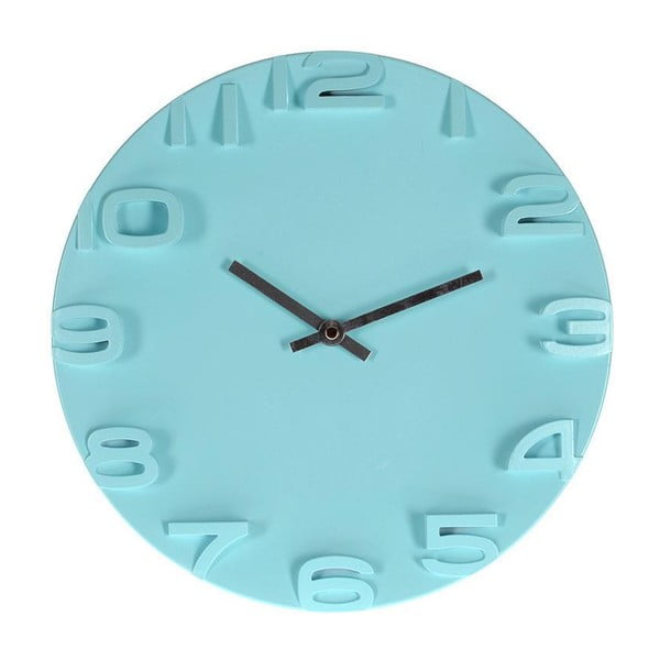 Nástenné hodiny Plastic Blue