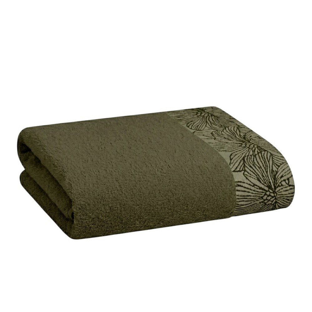 E-shop Tmavozelený froté bavlnený uterák 50x100 cm Valencia – My House