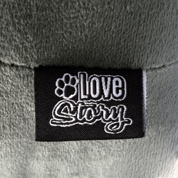 Tmavozelený pelech pre mačku 38x35 cm – Love Story-image-2