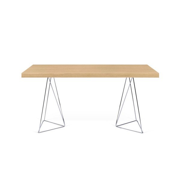 Svetlohnedý stôl TemaHome Multi, 180 cm