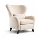 Béžové kreslo ušiak Miuform Miuf