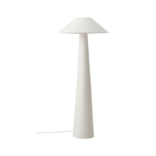 Biela látková stojacia lampa (výška  123 cm) Mila – Ellos Home