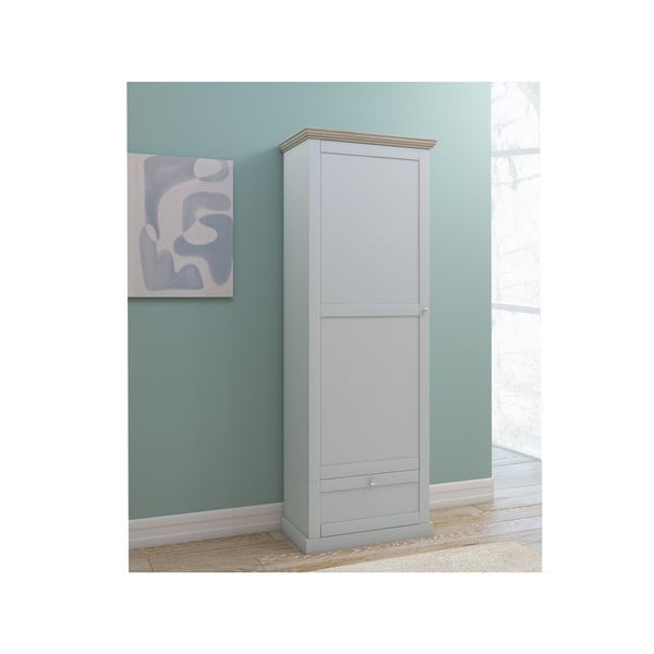 Sivá šatníková skriňa 60x180 cm Binz – Støraa-image-3