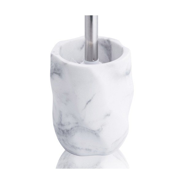 Biela mramorová WC kefa Marble - Tomasucci-image-1