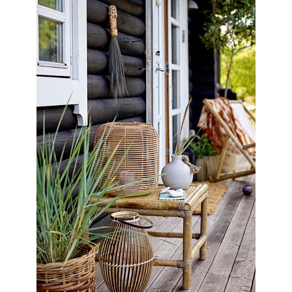 Bambusový záhradný odkladací stolík 55x55 cm Sole – Bloomingville-image-4