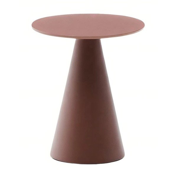 Okrúhly odkladací stolík so sklenenou doskou ø 35 cm Wilshire – Kave Home