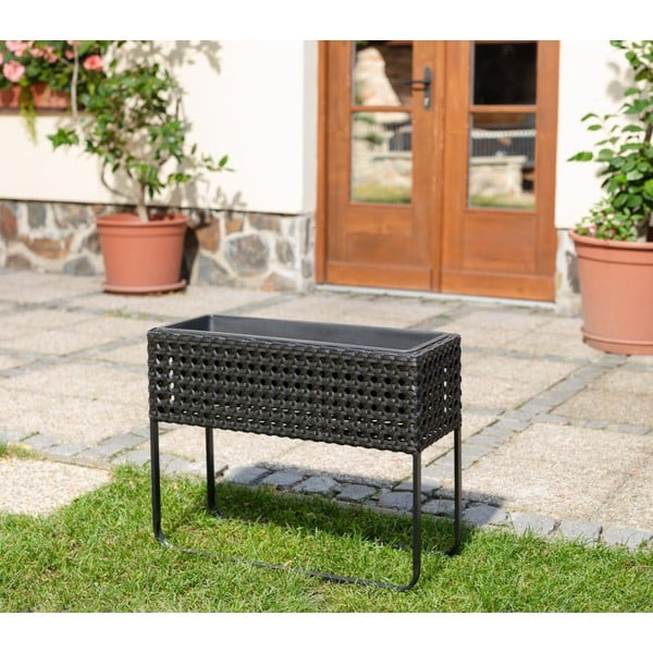 Čierny záhradný kvetináč Bonami Essentials Magnolia-image-1