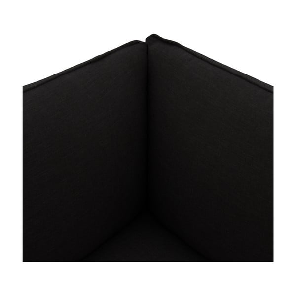 Tmavohnedé kreslo VIVONITA Cube, pravá strana-image-3
