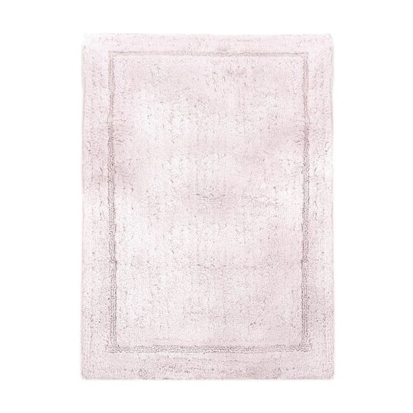 Ružová bavlnená kúpeľňová predložka Phil, 70 × 110 cm