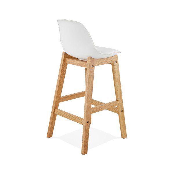 Biela barová stolička Kokoon Elody, výška 86,5 cm-image-2