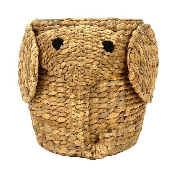 Detský kôš na hračky z vodného hyacintu v prírodnej farbe ø 30x35 cm Elephant – Compactor