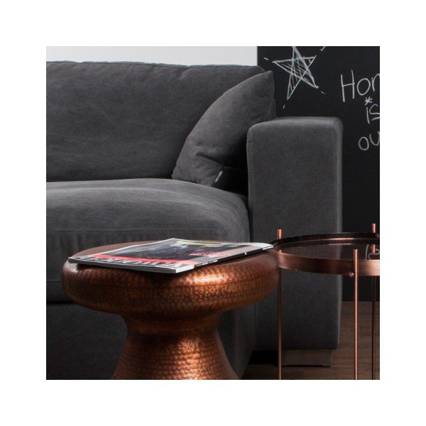 Stolička/odkladací stolík v medenej farbe Zuiver Antique-image-1