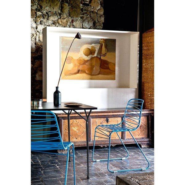 Žltá jedálenská stolička Magis Flux-image-1