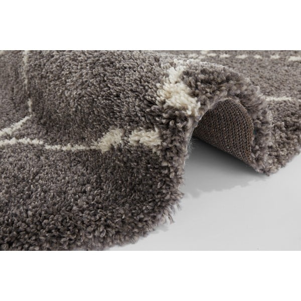 Sivý koberec Mint Rugs Hash, ⌀ 160 cm-image-1