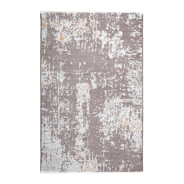 Obojstranný sivo-hnedý koberec Vitaus Dinah, 77 x 200 cm