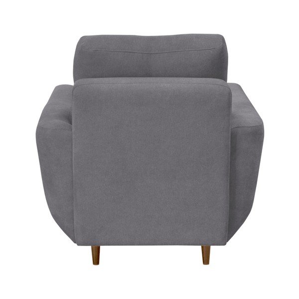 Sivé kreslo so svetlými nohami Mazzini Sofas Flower-image-4