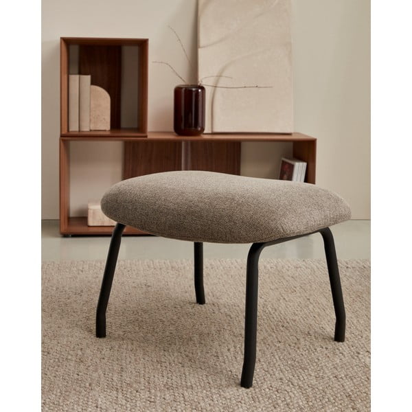 Hnedý taburet Belina – Kave Home-image-4