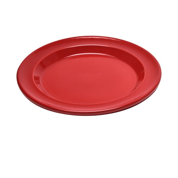 Červený plytký tanier Emile Henry, ⌀ 28 cm