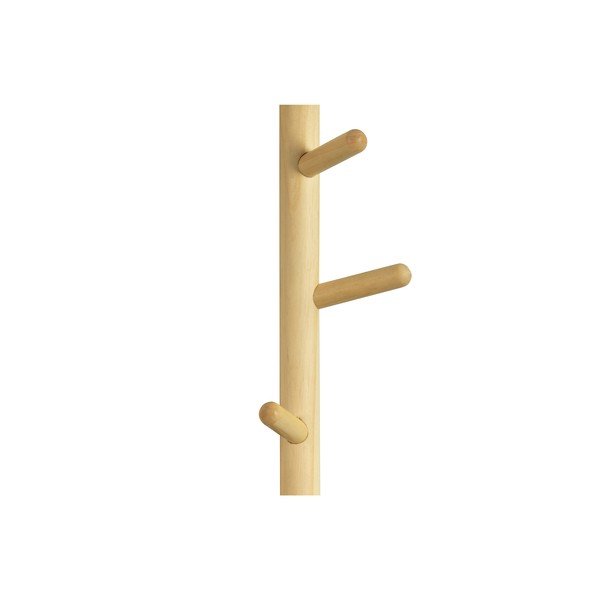 Nástenný vešiak z borovicového dreva v prírodnej farbe Marrit - WOOOD-image-3