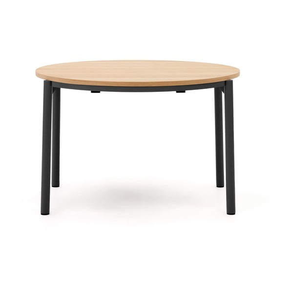 Okrúhly rozkladací jedálenský stôl v dekore duba ø 120 cm Montuiri – Kave Home