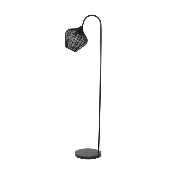 Čierna stojacia lampa (výška 160 cm) Alvaro - Light & Living-image-3