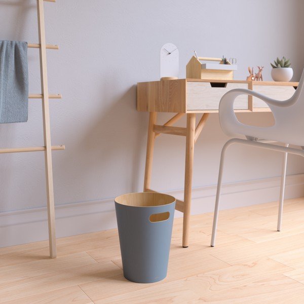 Modrý odpadkový kôš 7,5 l Woodrow – Umbra-image-1