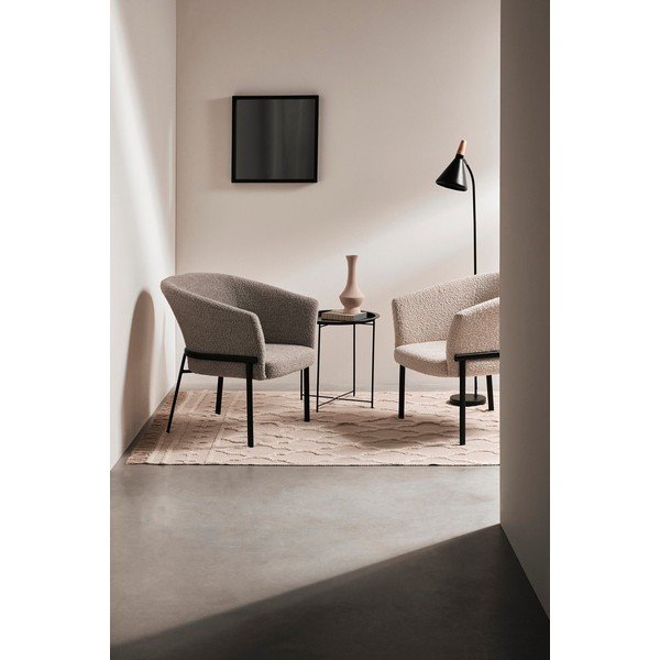 Kovový okrúhly odkladací stolík ø 47 cm Hilmar – Yes Everyday-image-1