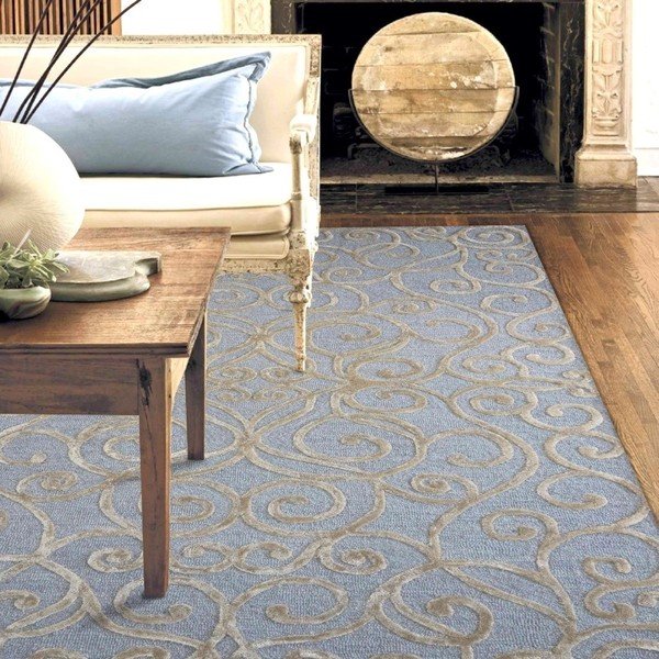 Ručne tuftovaný strieborný koberec Monte Carlo, 244x153cm-image-4