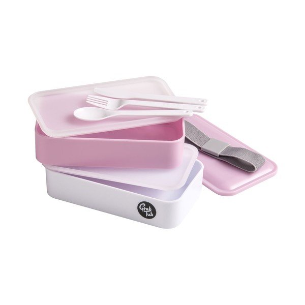 Svetloružový desiatový box Premier Housewares, 12 × 10 cm-image-1