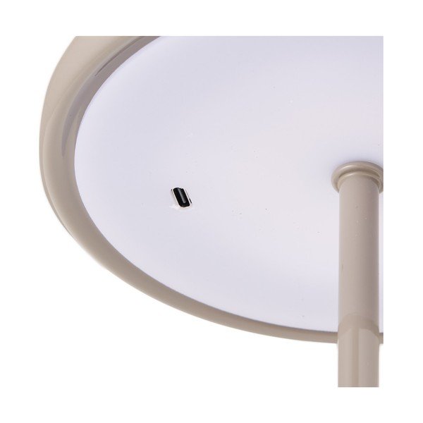 Taupe kovová LED stolová lampa (výška  23 cm) Margate – House Nordic-image-2