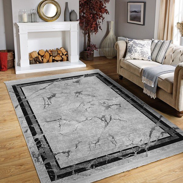 Sivý koberec behúň 80x200 cm – Mila Home-image-4