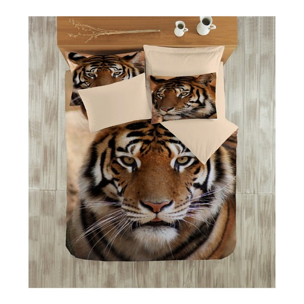 Obliečky s plachtou na dvojlôžko Big Cat, 200 × 220 cm