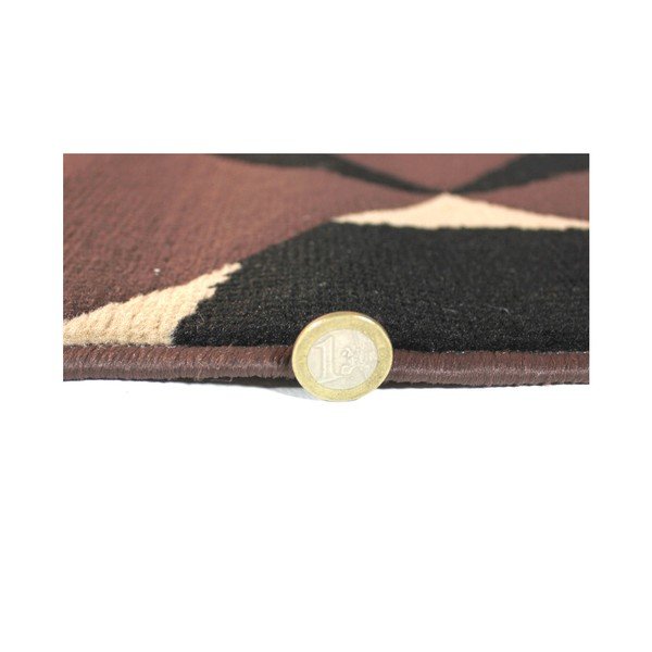 Tmavohnedý koberec Flair Rugs Carnaby Chocolate, 60 × 110 cm-image-3