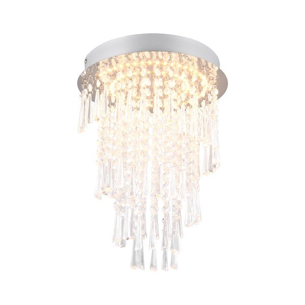 LED stropné svietidlo v striebornej farbe ø 30 cm Pomp – Reality-image-1