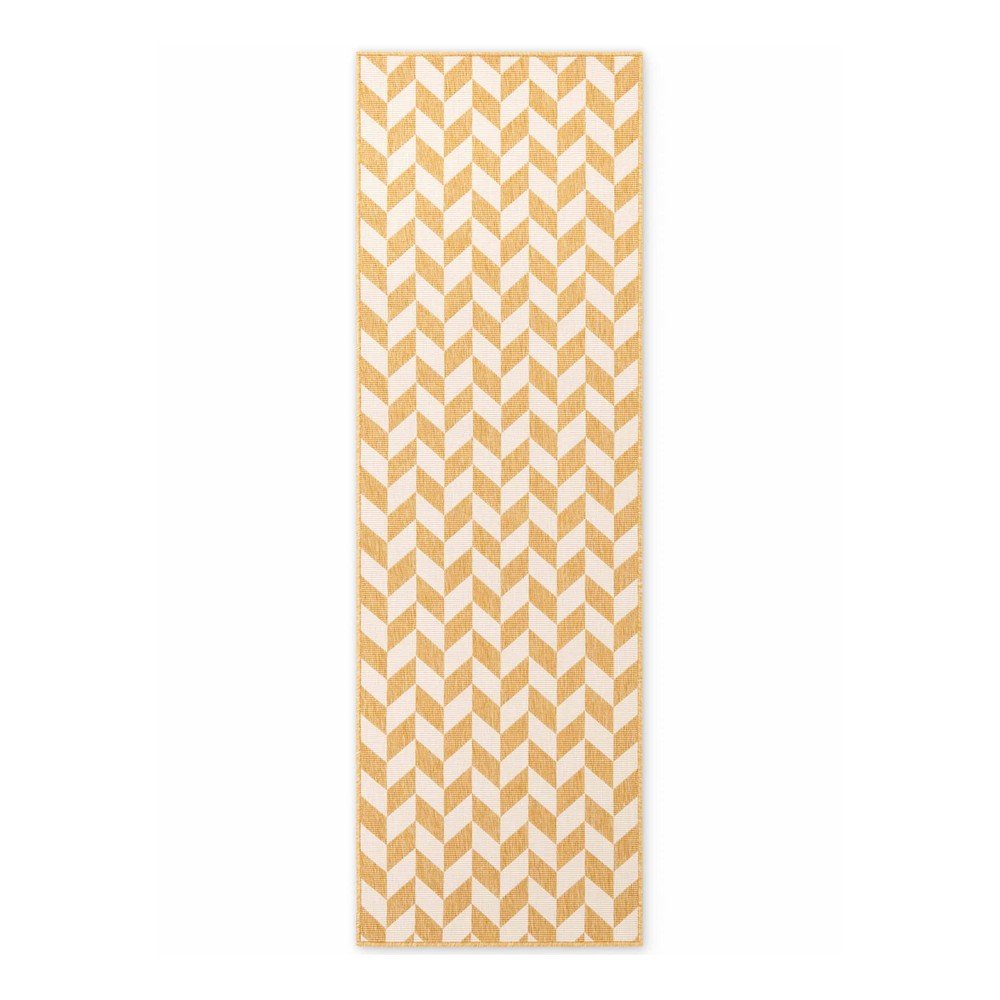 E-shop Okrovožltý/krémový vnútorný a vonkajší behúň 80x200 cm Haringey Terrick – Ted Baker