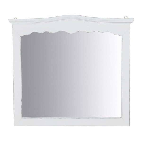 Biele nástenné zrkadlo Biscottini Star
