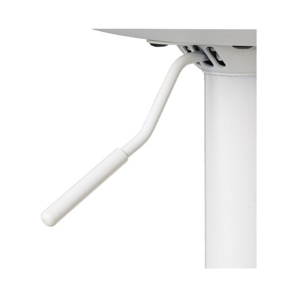 Biele barové stoličky s nastaviteľnou výškou z imitácie kože v súprave 2 ks (výška sedadla 56,5 cm) – Casa Selección-image-2