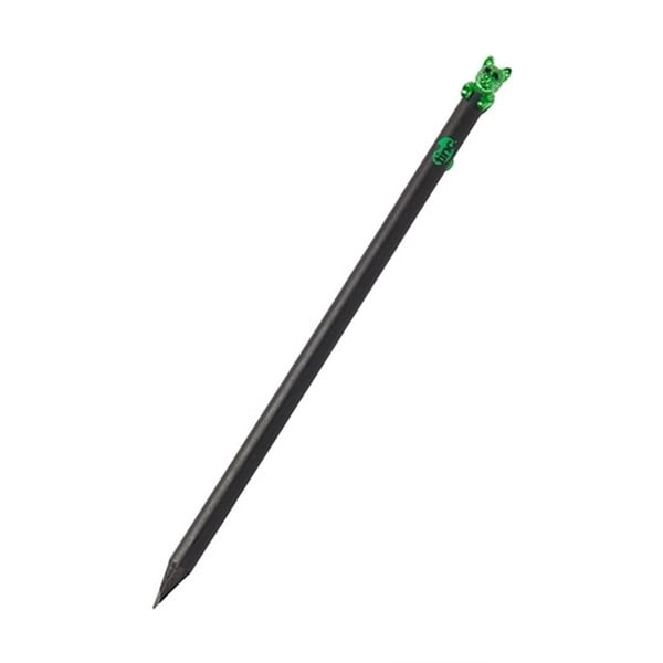 Čierna ceruzka s ozdobou v tvare líšky TINC