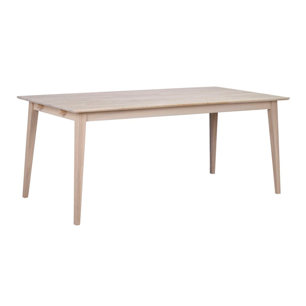 Matne lakovaný dubový jedálenský stôl Rowico Mimi, 180 x 90 cm