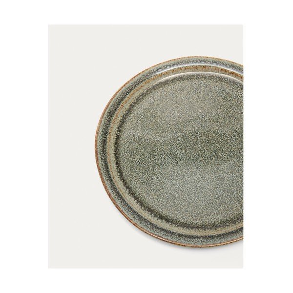 Sivý dezertný keramický tanier ø 23 cm Coval – Kave Home-image-3