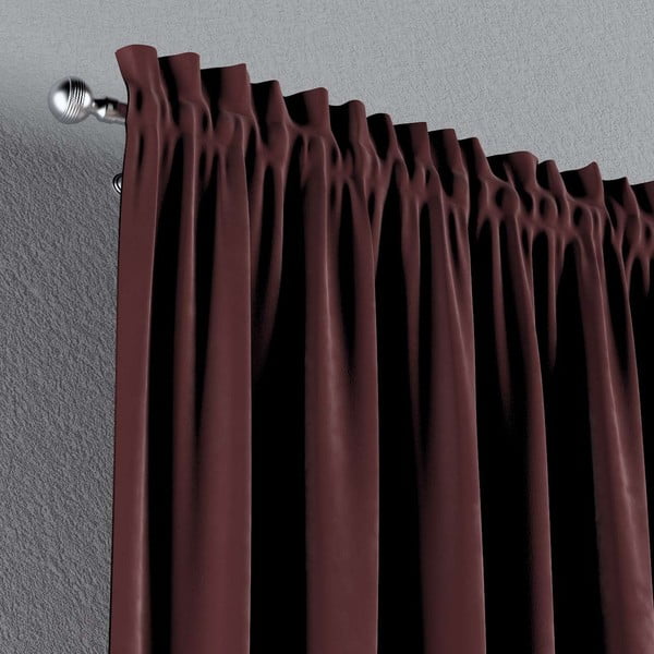 Červený záves 260x130 cm Posh Velvet - Yellow Tipi-image-3