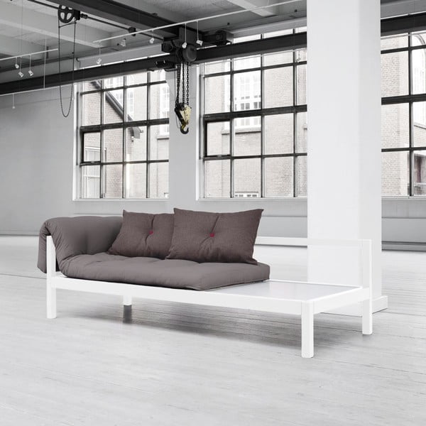 Multifunkčná pohovka Karup Soul White / Gris / Light Bordeaux