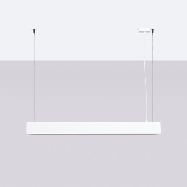 Biele kovové LED závesné svietidlo Nebula – Sollux-image-2