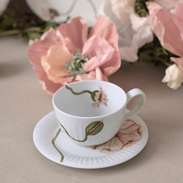 Biela porcelánová šálka 380 ml Hammershøi Poppy – Kähler Design-image-2