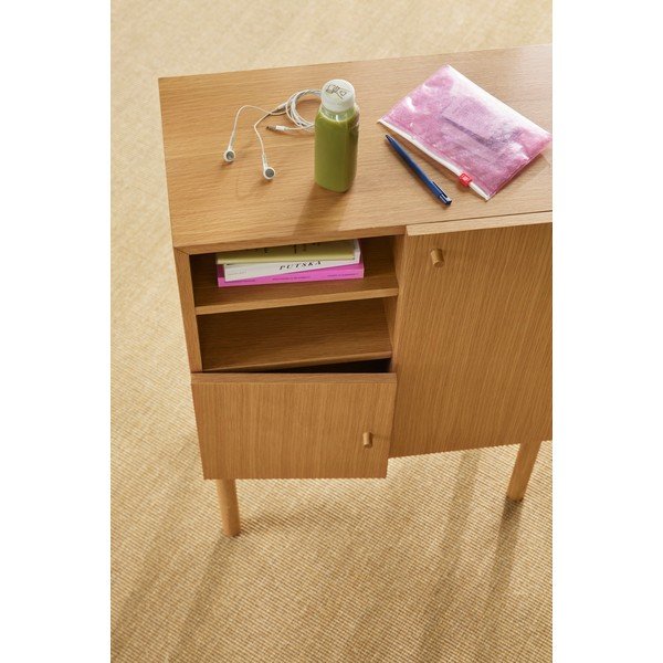 Skrinka v dekore duba v prírodnej farbe 60x90x34 cm Nobby – Hübsch-image-3