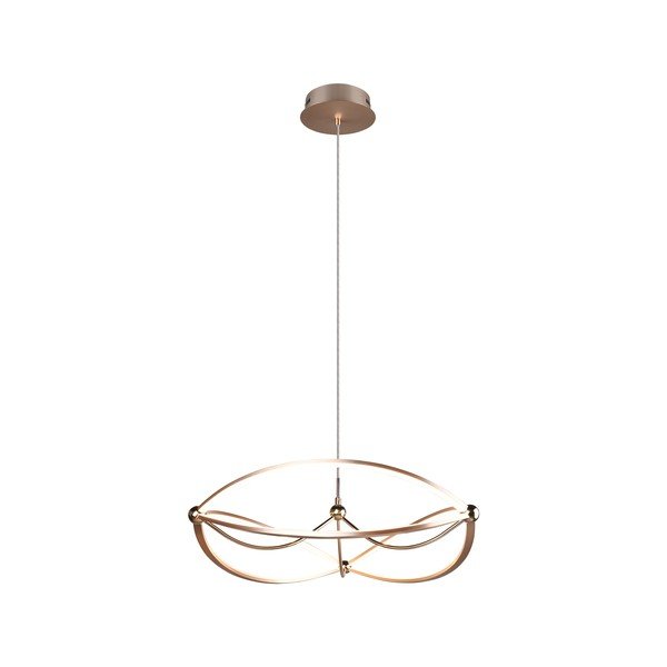 LED závesné svietidlo so stmievačom v mosadznej farbe Charivari – Trio-image-2