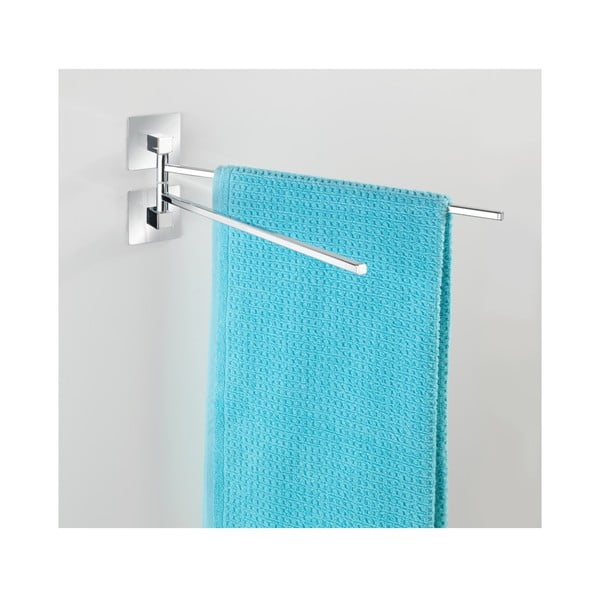 Samodržiaca dvojitá tyč na uteráky Wenko Quadro-image-1