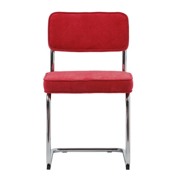 Malinovočervená jedálenská stolička Unique Furniture Rupert Bauhaus